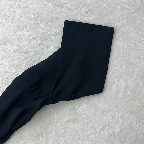 Ramy Brook Addy M Black Slit Sleeve Blouse Rent‎ The Runway - Picture 9 of 15